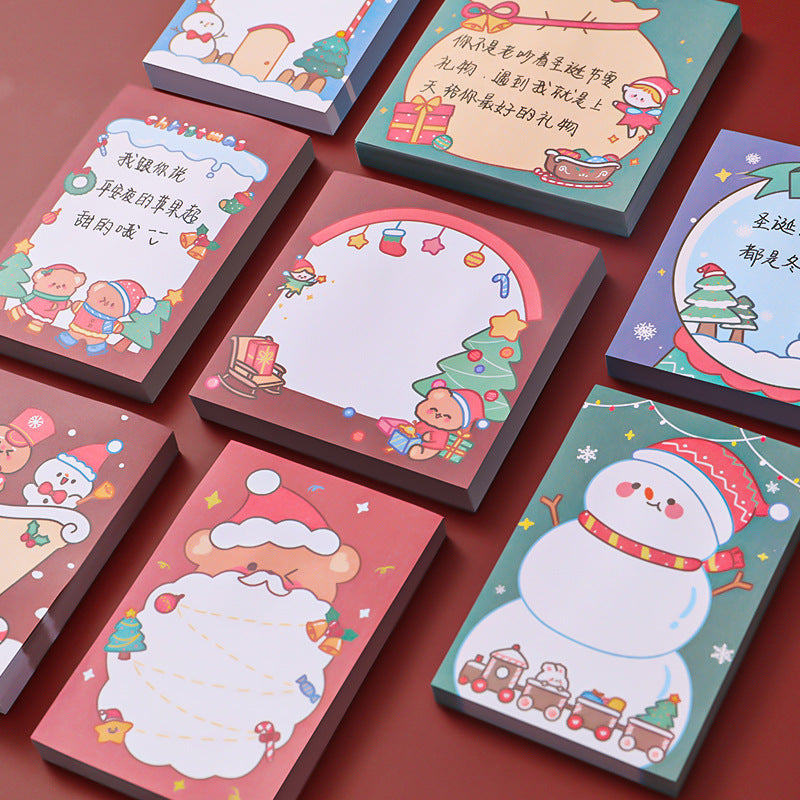 Serie de Navidad de papel al por mayor Santa Claus Sticky Notes